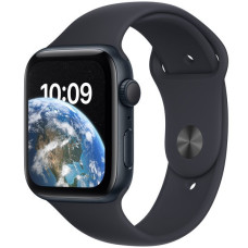 Смарт-годинник Apple Watch SE 2 GPS 44mm Midnight Aluminum Case with Midnight Sport Band (MNK03)