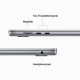 Ноутбук Apple MacBook Air 15, 512GB, Space Gray with Apple M2 (MQKQ3) (2023)