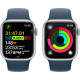Смарт-годинник Apple Watch Series 9 GPS 41mm Silver Aluminum Case w. Storm Blue Sport Band - S/M (MR903)
