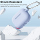 Чохол для AirPods Pro 2 SNBLK Silicone Protective Case with Keychain Blue